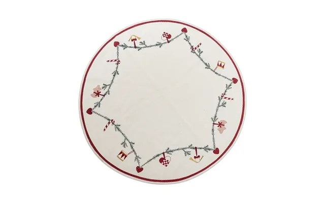 Bloomingville Yule Christmas Tree Skirt Ø110 Cm Red