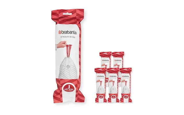 Brabantia Brabantia Perfectfit Bin Bags 120 Bags Model J. 20-25 L