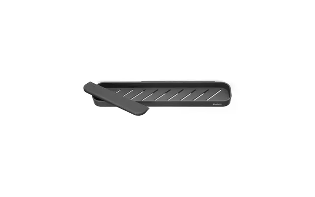 Brabantia Mindset Shower Shelf With Scraper Dark Gray