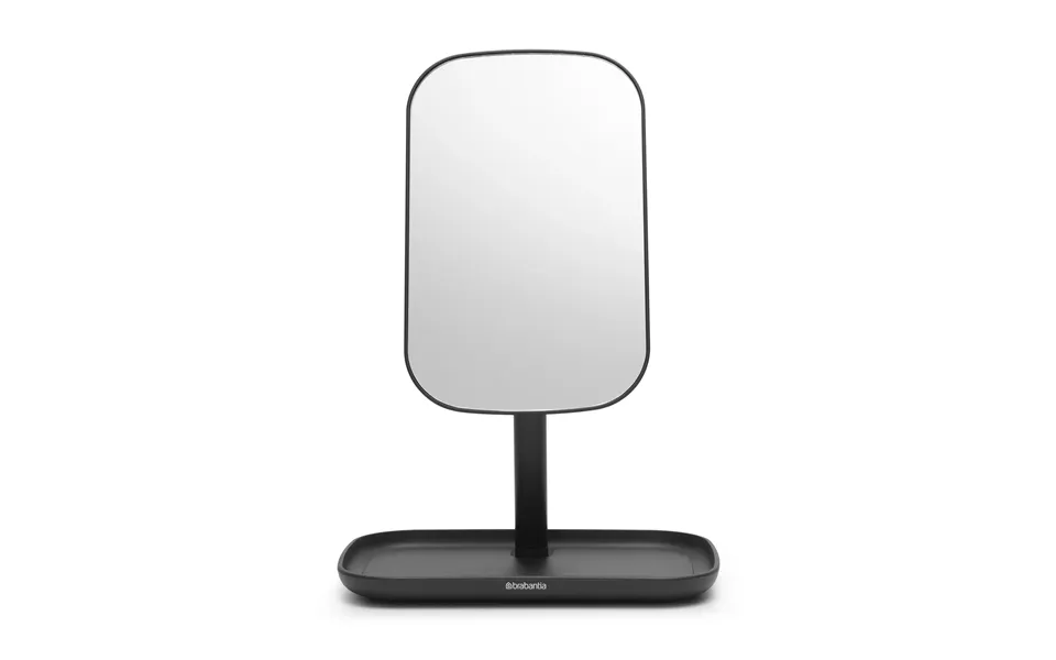 Brabantia Renew Mirror With Storage Tray Dark Grey