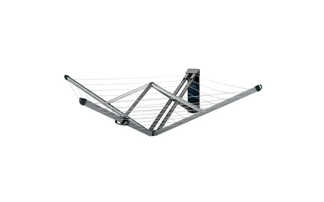 Brabantia Wallfix Clothesline 24m With Fabric Cover Grey