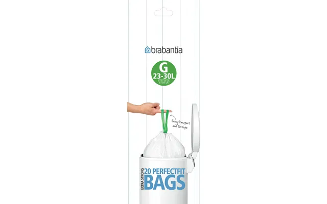 Brabantia Waste Bags G For Bins Of 23-30 Liters 20 Bags Roll 23-30 L