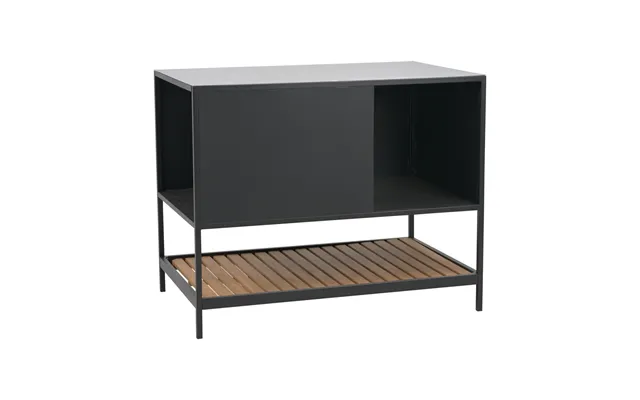 Brafab Prep Outdoor Kitchen Base Cabinet 110x90x70 Cm Black