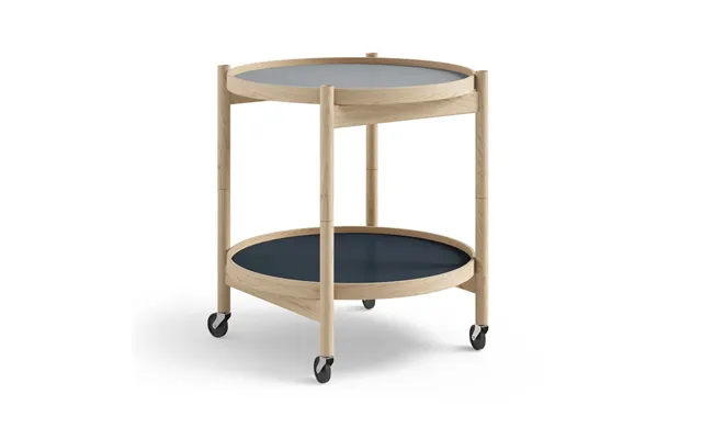 Brdr. Krüger Bølling Tray Table Model 50 Water - Untreated Oak Stand