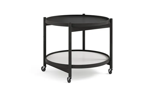 Brdr. Krüger Bølling Tray Table Model 60 Base - Black Lacquered Oak Stand
