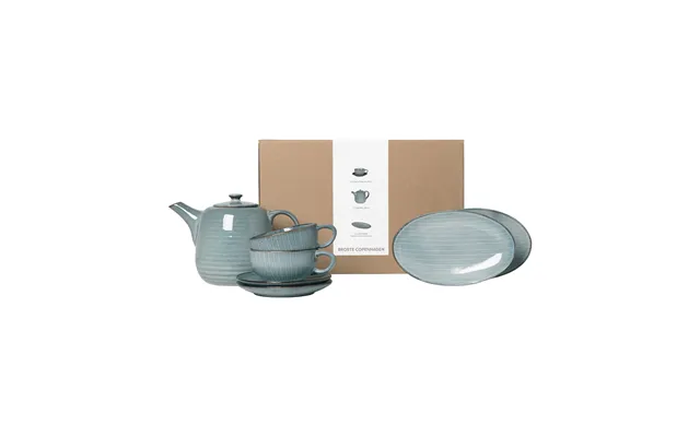 Broste Copenhagen Nordic Sea Tea Service For Two 5 Pieces
