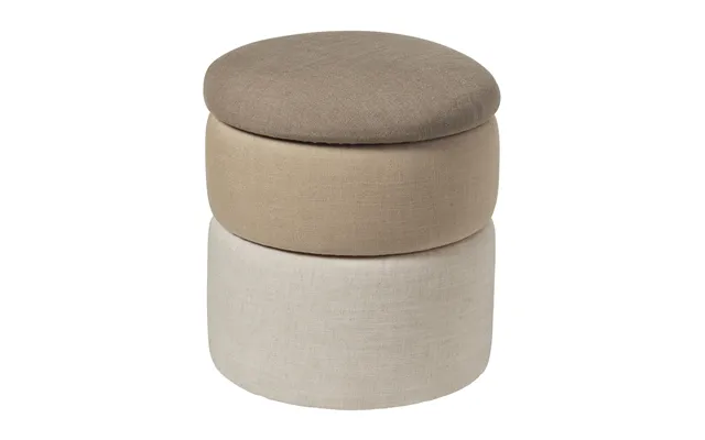 Broste Copenhagen Pond Pouffe 42 Cm Beige Shades