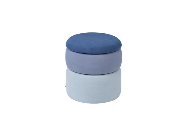 Broste Copenhagen Pond Pouffe 42 Cm Blue Shades product image