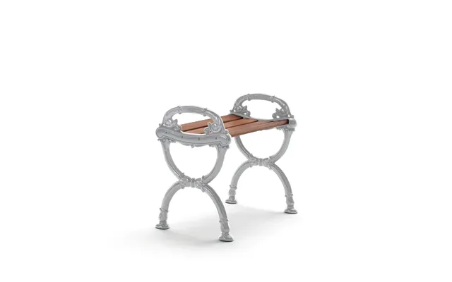 Byarums Bruk Byarum Stool Mahogany - Raw Aluminum Stand