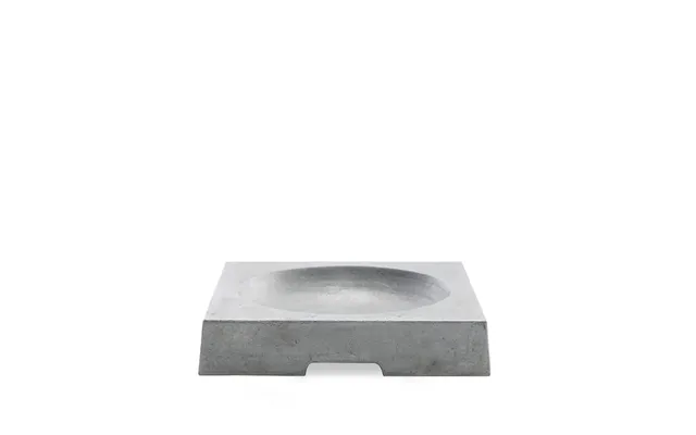 Byarums Bruk Kvadrat Birdbath Aluminum Sand-casted