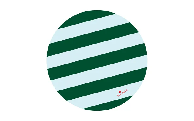 Byon Love Christmas Tree Mat Ø100 Cm Green-light Blue