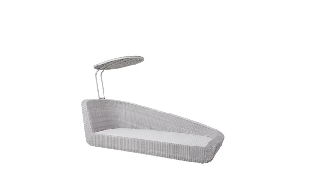 Cane-line Savannah Daybed White Grey - Left