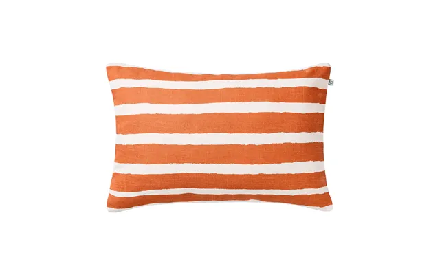 Chhatwal & Jonsson Block Stripe Outdoor Cushion 40x60 Cm Apricot Orange-off White