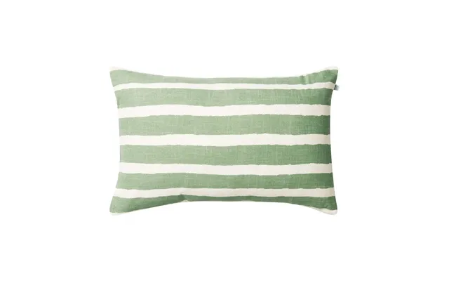 Chhatwal & Jonsson Block Stripe Outdoor Cushion 40x60 Cm Sage-off White