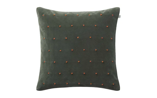 Chhatwal & Jonsson Roma Cushion Cover 50x50 Cm Forest Green-terracotta