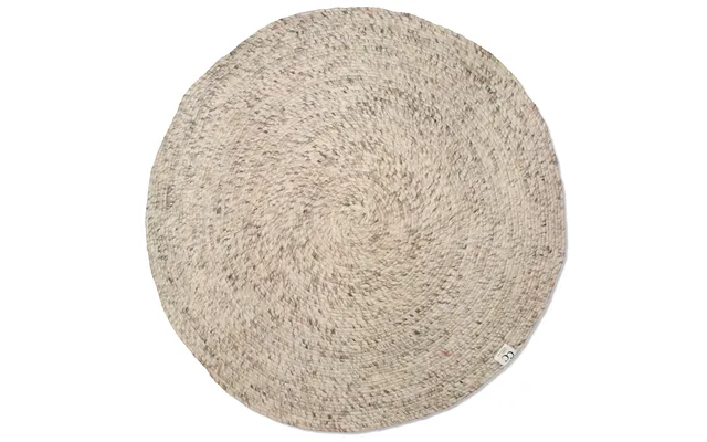 Classic Collection Merino Wool Carpet Round Ø160 Cm Beige