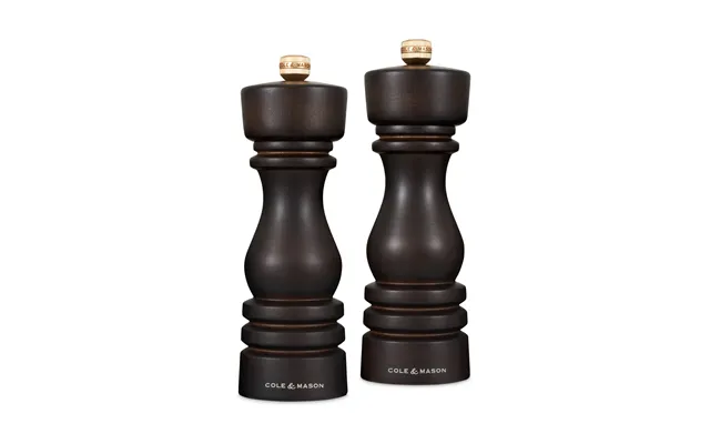 Cole & Mason London Salt And Pepper Grinder Set 18 Cm Chocolate