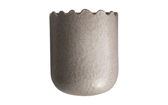 Dbkd Flowery Wall Pot 19 Cm Beige