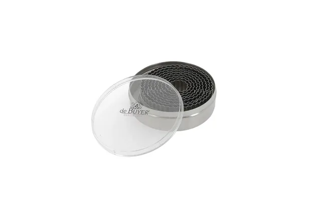 De Buyer Wavy Punched 9-pack Stainless Steel