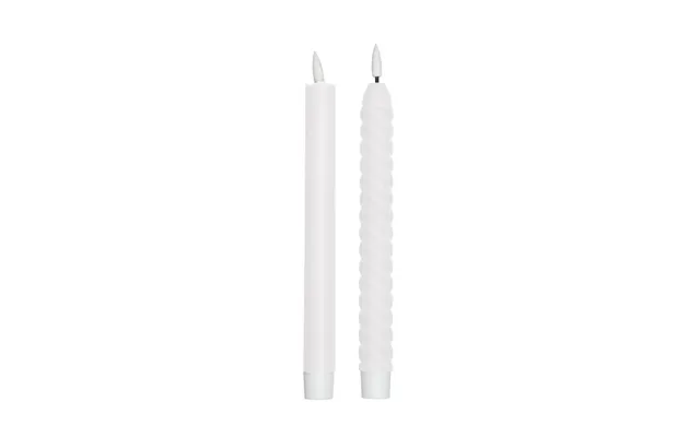 Design Letters Design Letters Led Candle 2-pack Off White