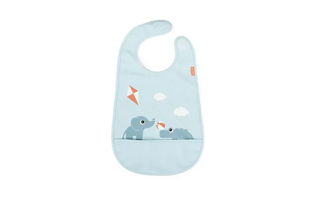 Done By Deer Playground Bib With Velcro Blue