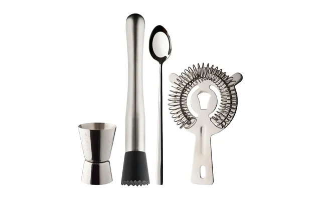 Dorre Dillon Bar Set 4 Pieces Stainless Steel