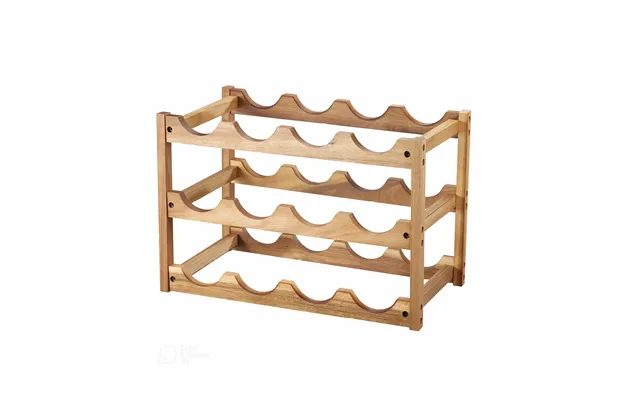 Dorre Varo Wine Rack 12 Bottles Acacia