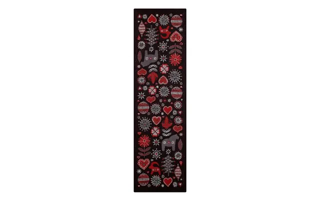 Ekelund Linneväveri Christmas Night Runner Black