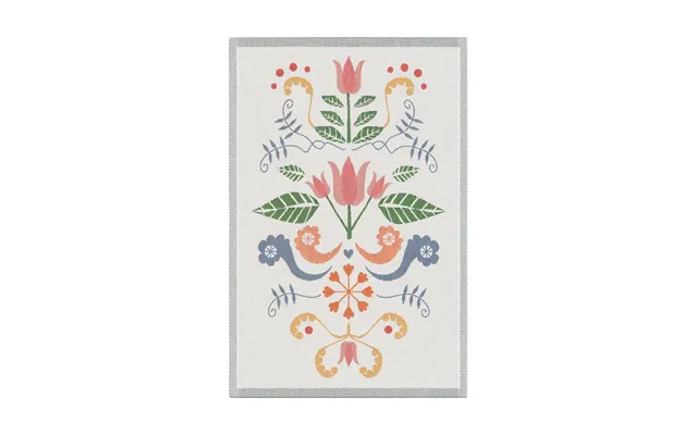 Ekelund Linneväveri Lindas Tulpan Kitchen Towel 40x60 Cm Pink-grey
