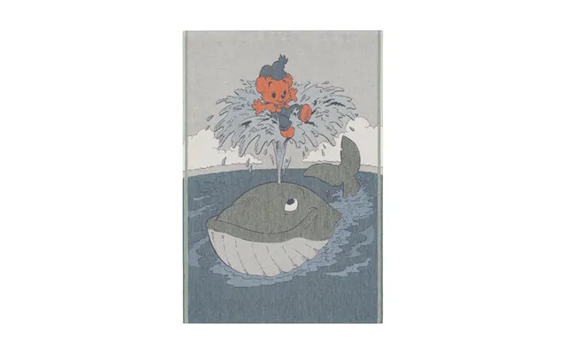 Ekelund Linneväveri Skattsökarfärden Baby Blanket 72x105 Cm Blue