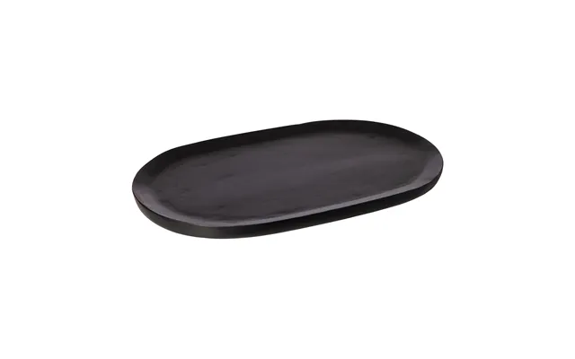 Ernst Ernst Oval Tray 25x40 Cm Black