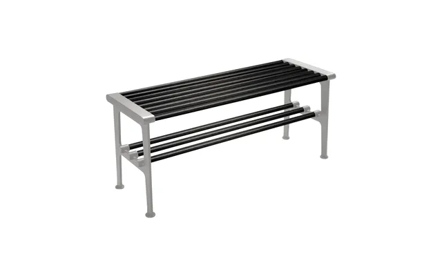 Essem Design Nostalgi Bench 100 Cm Black Stained Oak-aluminium