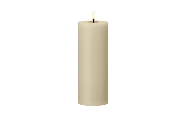 Ester & Erik Ester & Erik Pillar Candle Led 14 Pale Ginger - 20 Cm