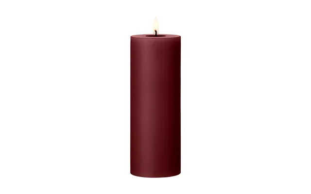 Ester & Erik Ester & Erik Pillar Candle Led 44 2 Deep Wine - 20 Cm