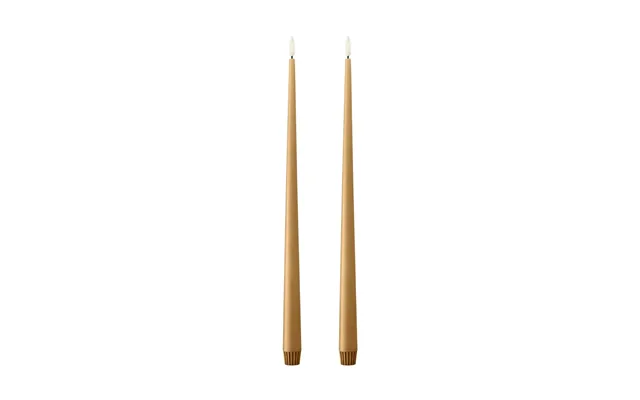 Ester & Erik Ester & Erik Taper Candle Led 2-pack 27 Almond Butter - 40 Cm