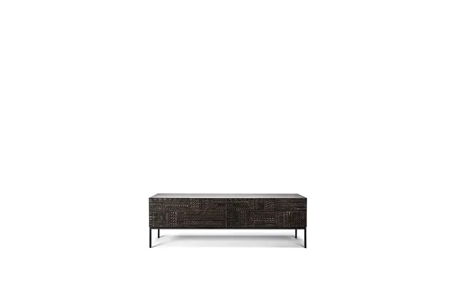 Ethnicraft Tabwa Media Cabinet Black Teak 51x160 Cm