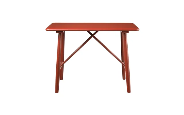 Fdb Møbler P10 Children's Table Beech Red Painted