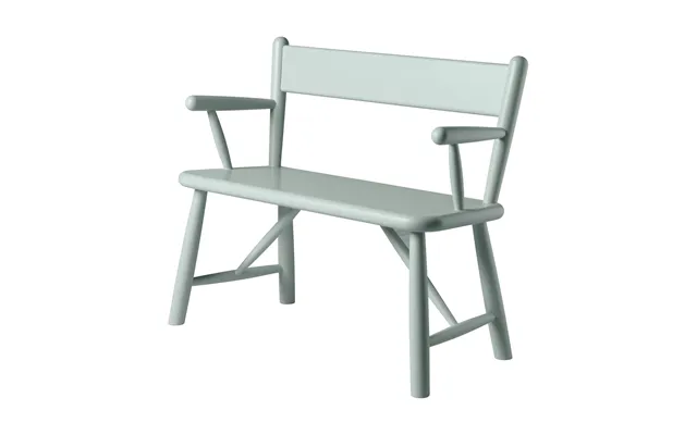 Fdb Møbler P11 Children's Bench Blue Grey