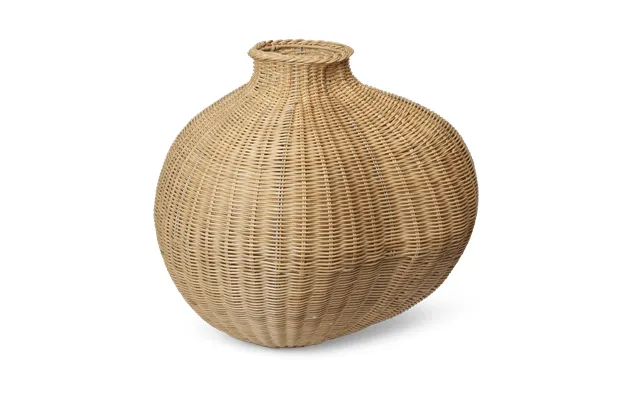 Ferm Living Bola Braided Floor Vase Natural