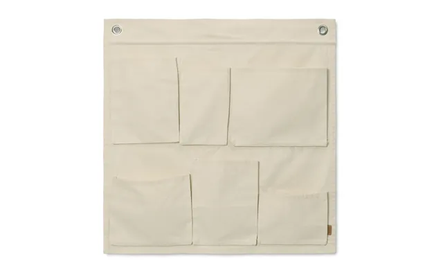 Ferm Living Canvase Wall Pockets Wall Storage 70x70 Cm
