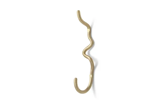 Ferm Living Curvature Hook Single Brass