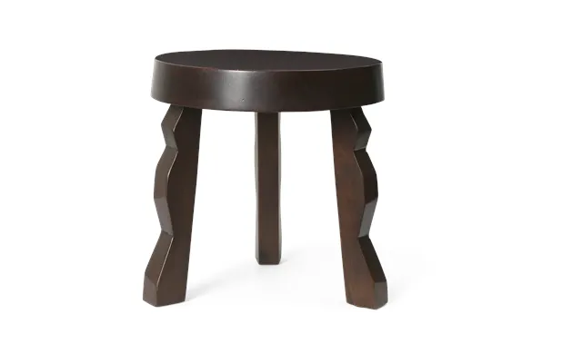 Ferm Living Faye Stool Dark Stained Mango