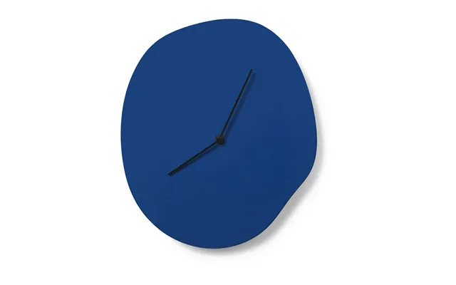 Ferm Living Melt Wall Clock 28x33 Cm Blue