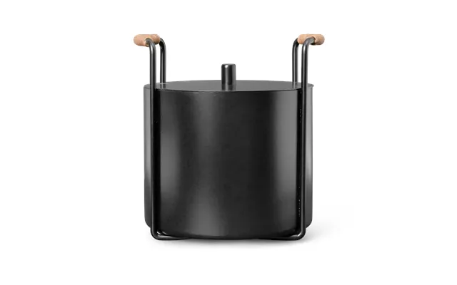 Ferm Living Port Kindling And Ash Bucket Black