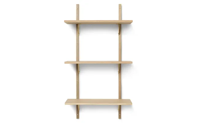 Ferm Living Sector Shelfs L Oak-bronze