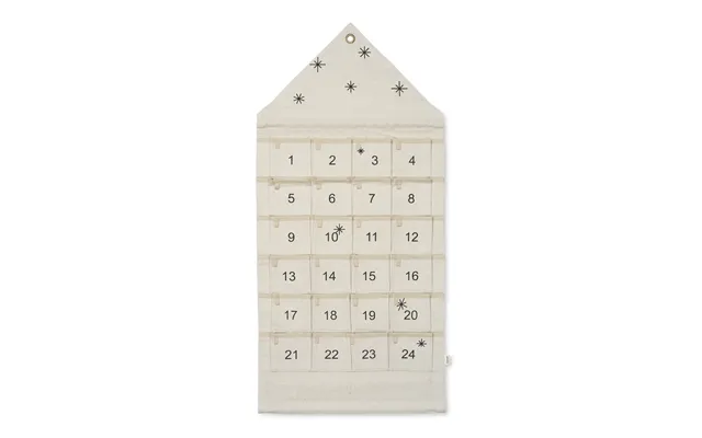 Ferm Living Star Christmas Calendar Hus 100 Cm Sand