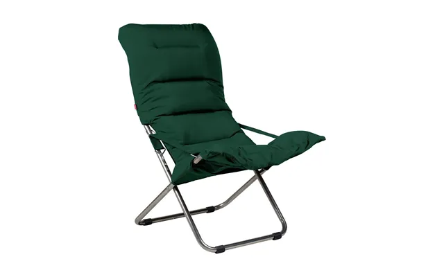 Fiam Fiesta Soft Sun Lounger Fabric Dark Green-aluminium Frame