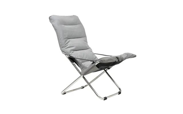 Fiam Fiesta Soft Sun Lounger Fabric Grey-aluminium Frame