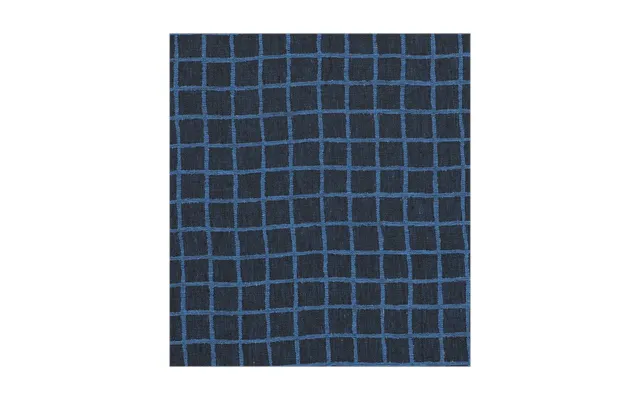 Fine Little Day Checkered Fabric Blue-black