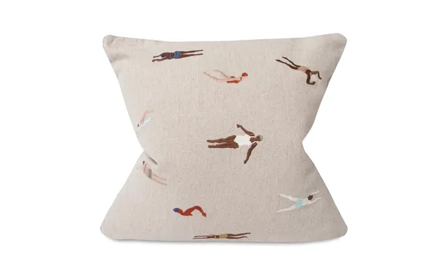 Fine Little Day Swimmers Cushion Cover 48x48 Cm Beige
